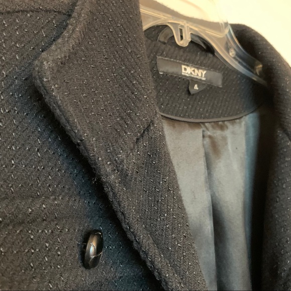 DKNY Textured Wool Coat - Picture 6 of 12